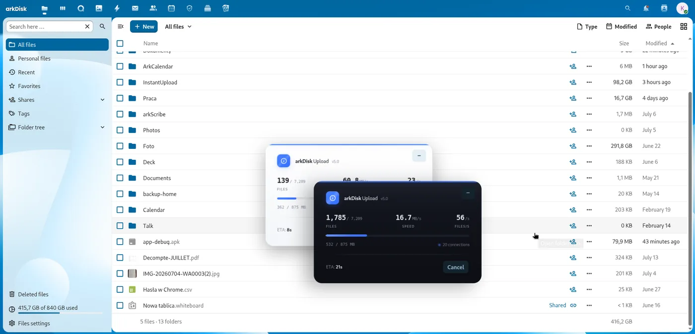Upload Engine — masveida augšupielādes
